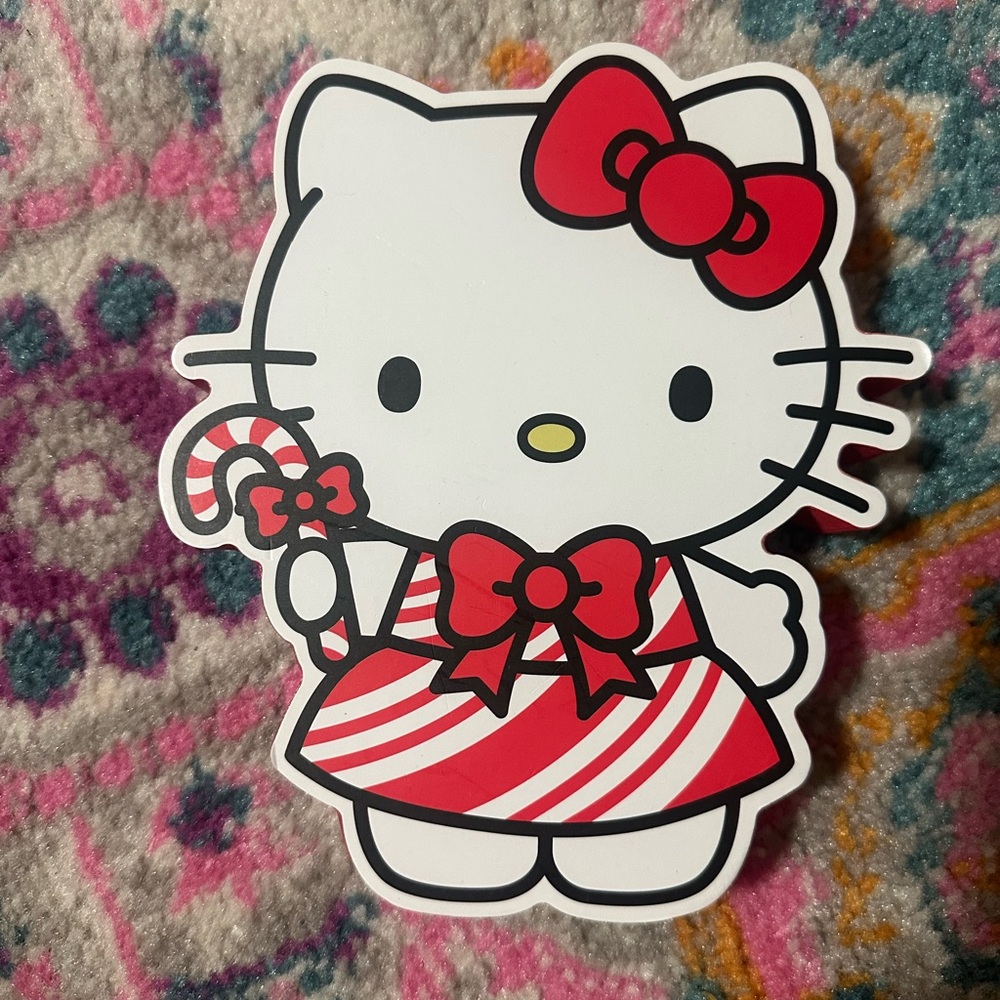 Xmas Hello Kitty Wooden Decor
